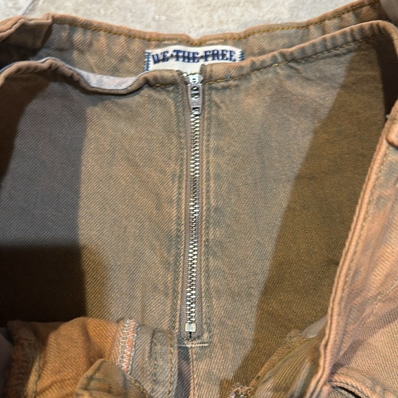 NEW! Free People We the Free Prince Street Denim Shorts 29 Skort - Picture 6 of 10